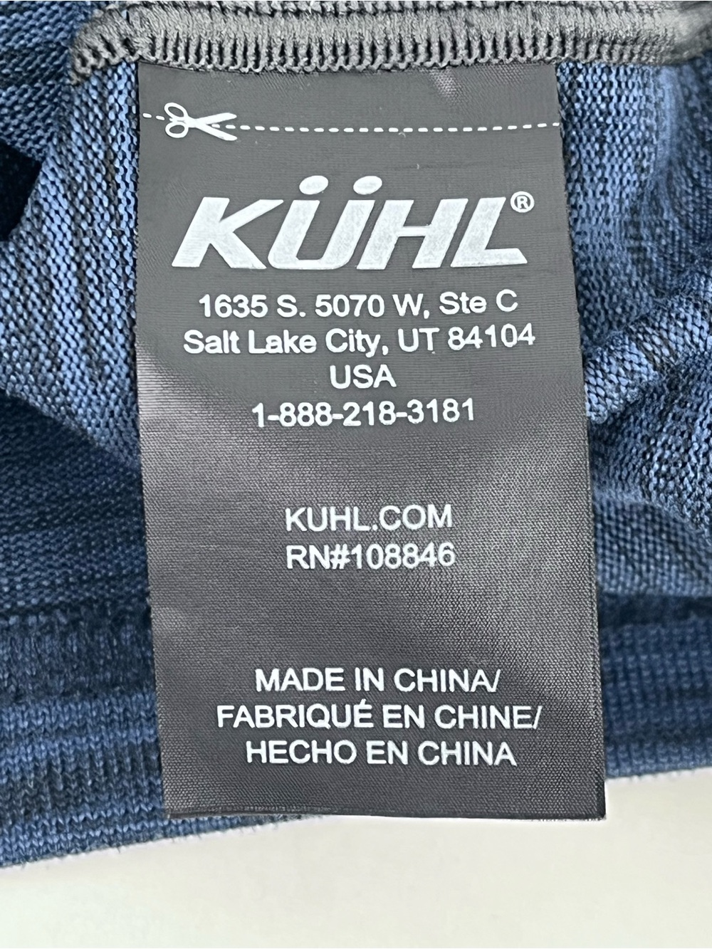 Kuhl Youth Boys Heathered Blue Alloy 1/4 Zip Lightweight Sweater Size M; Active - Picture 13 of 16